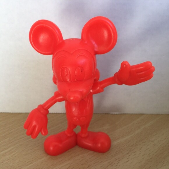 Vintage Marx Toy Co Mickey  Plastic Figurine 5" - Picture 2 of 3